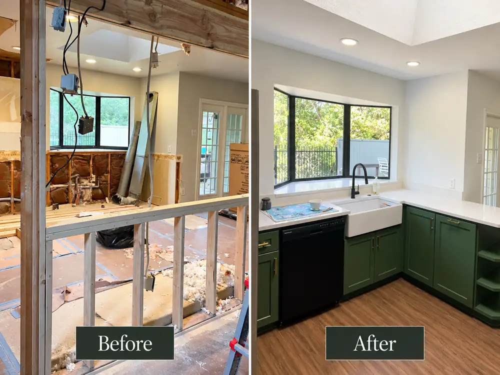 Before and after transformation 2