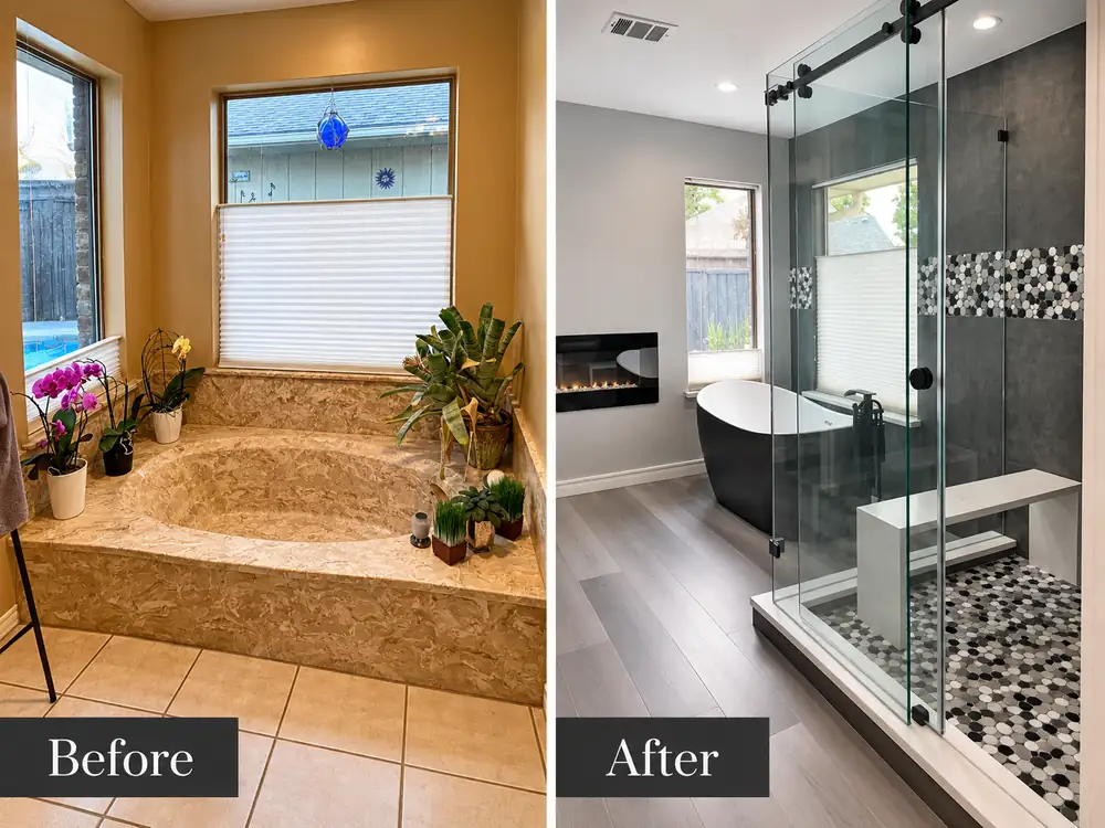 Before and after transformation 4
